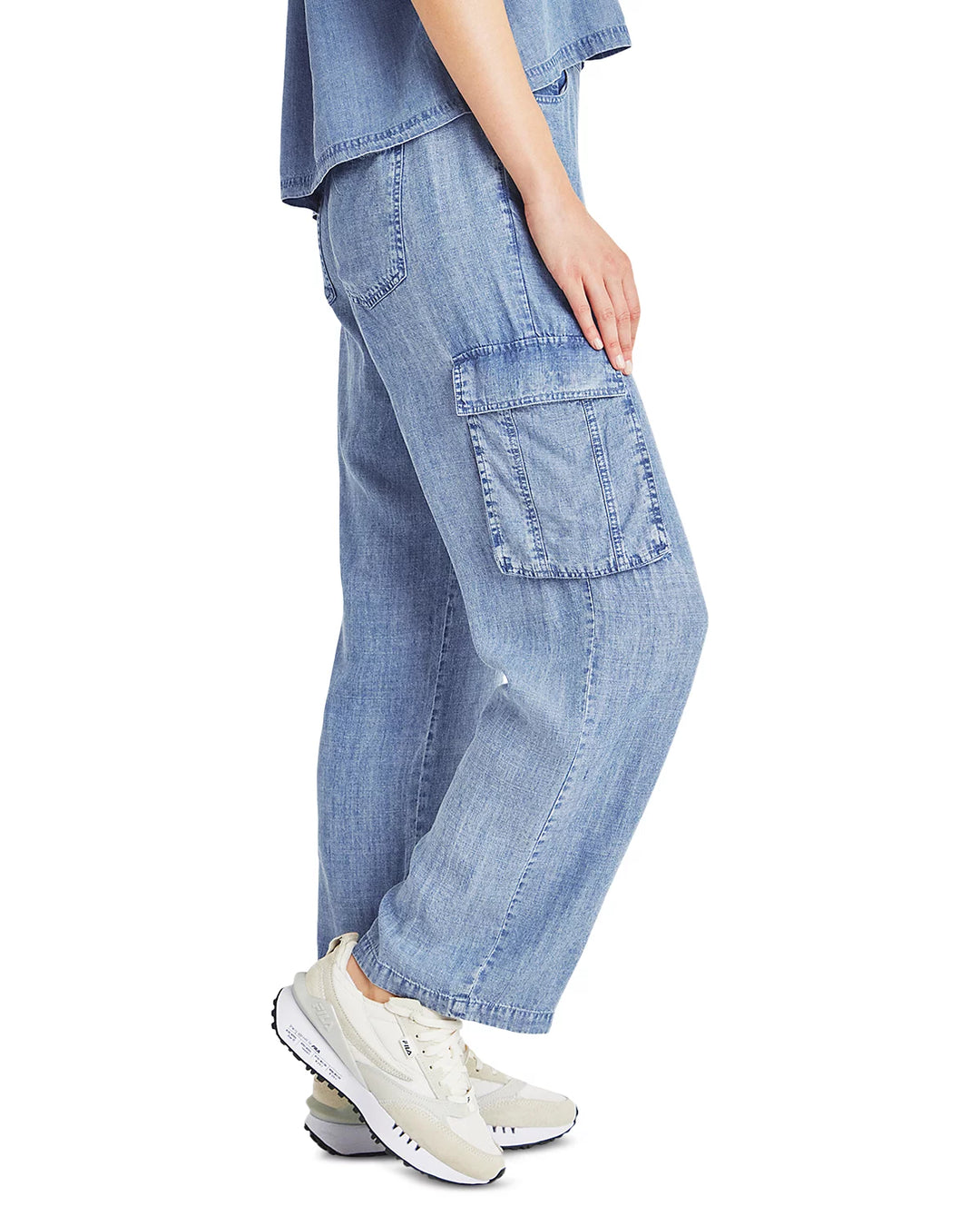 Splendid Aven Chambray Cargo Pants