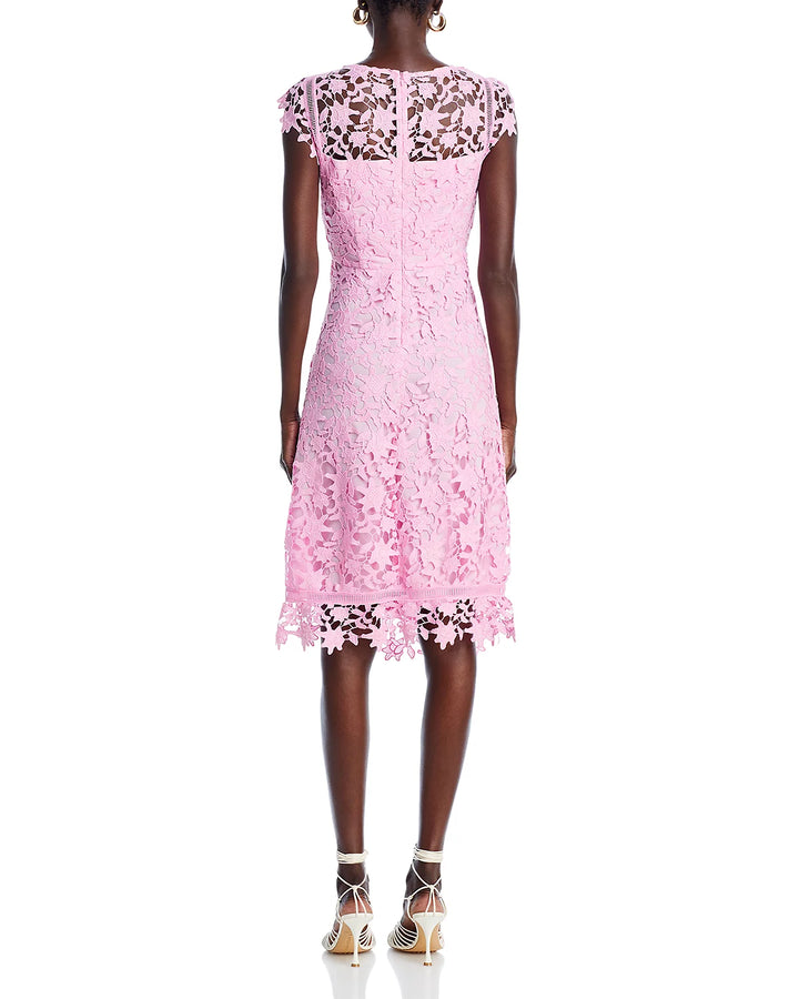 Eliza J Asymmetric Lace Dress