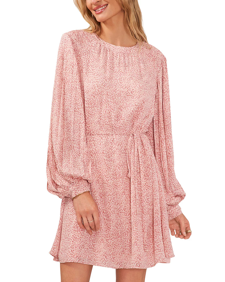 VINCE CAMUTO Smocked Shoulder Dress