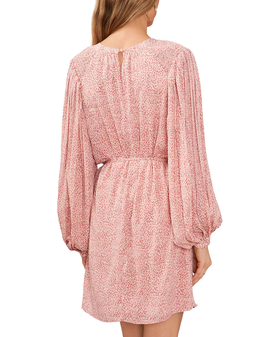 VINCE CAMUTO Smocked Shoulder Dress