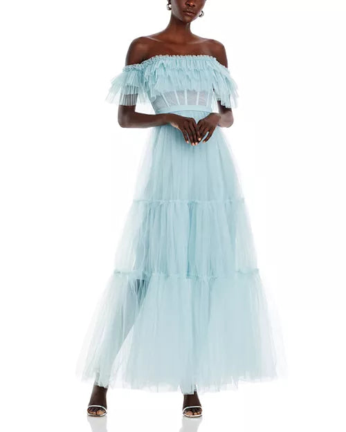 BCBGMAXAZRIA Long Evening Dress