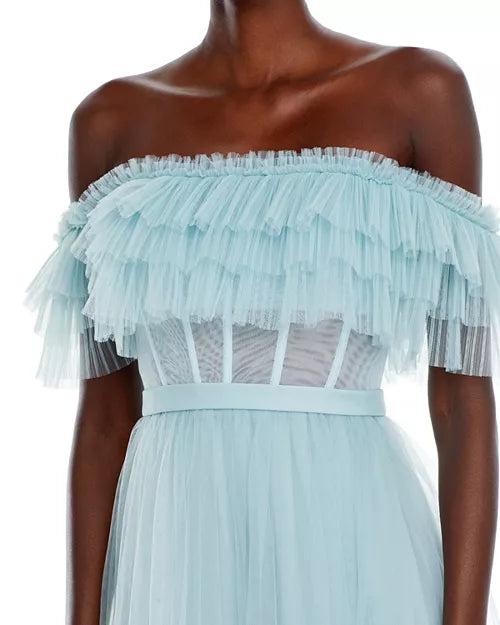 BCBGMAXAZRIA Long Evening Dress