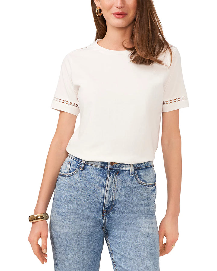 VINCE CAMUTO Crewneck Knit Tee