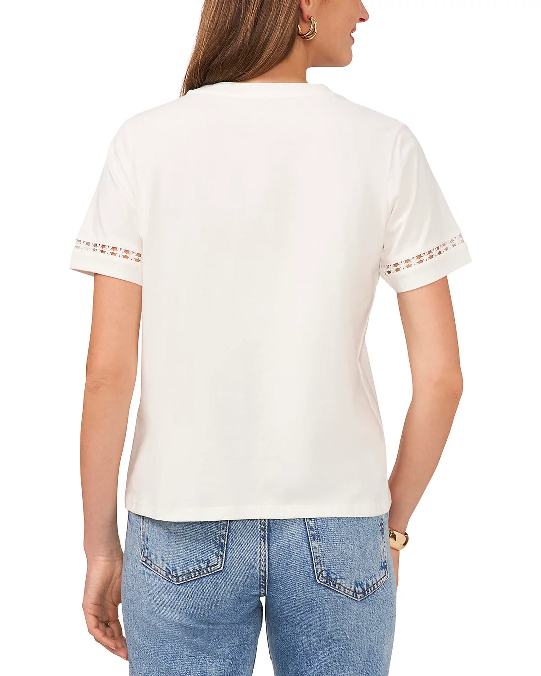 VINCE CAMUTO Crewneck Knit Tee