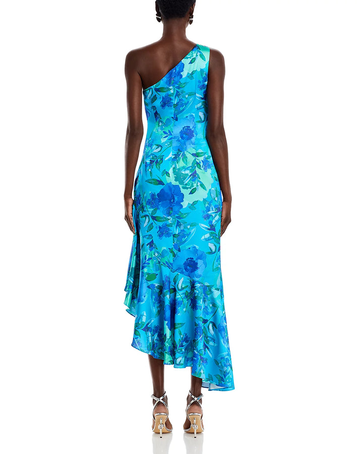 Eliza J Asymmetric One Shoulder Dress