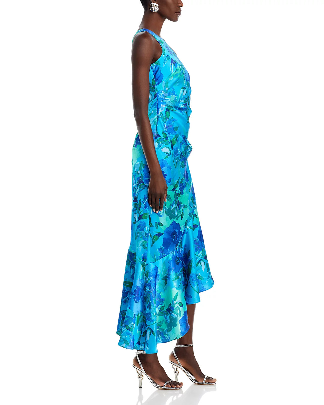 Eliza J Asymmetric One Shoulder Dress