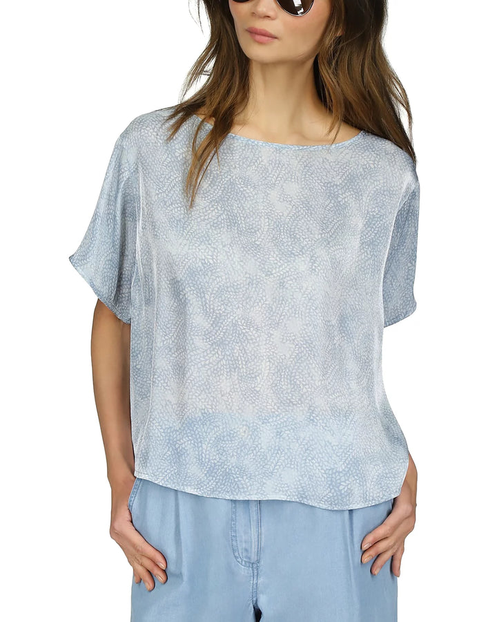 Michael Kors Petal Boat Neck Top