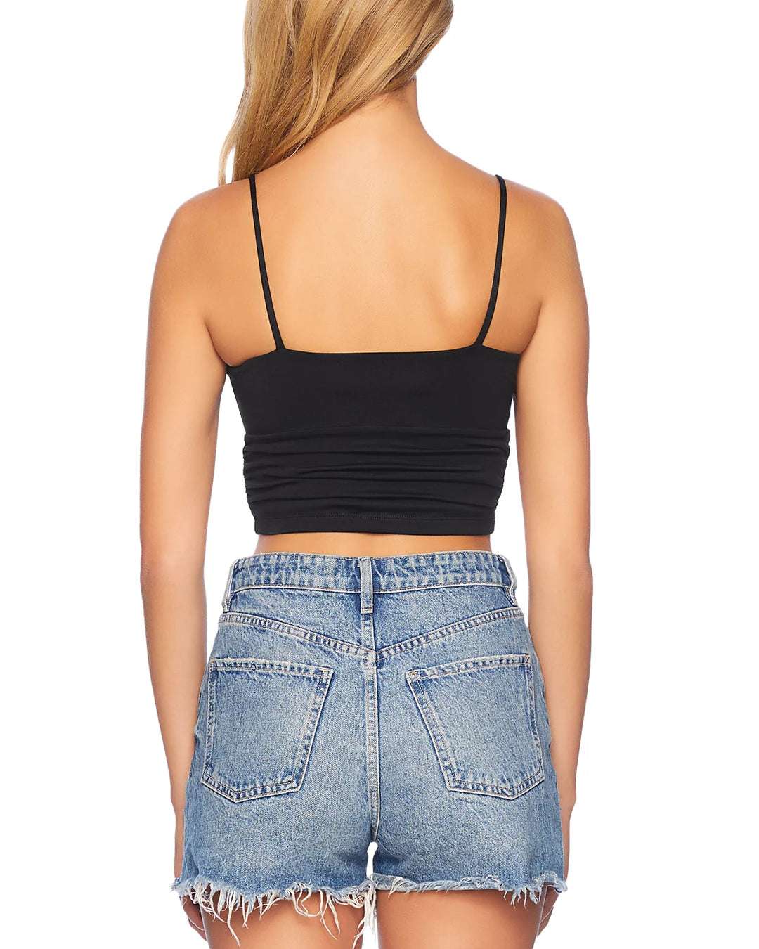 Susana Monaco Square Wire Crop Top