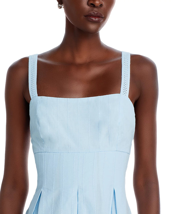 FRENCH CONNECTION Abana Eyelet Midi Dress