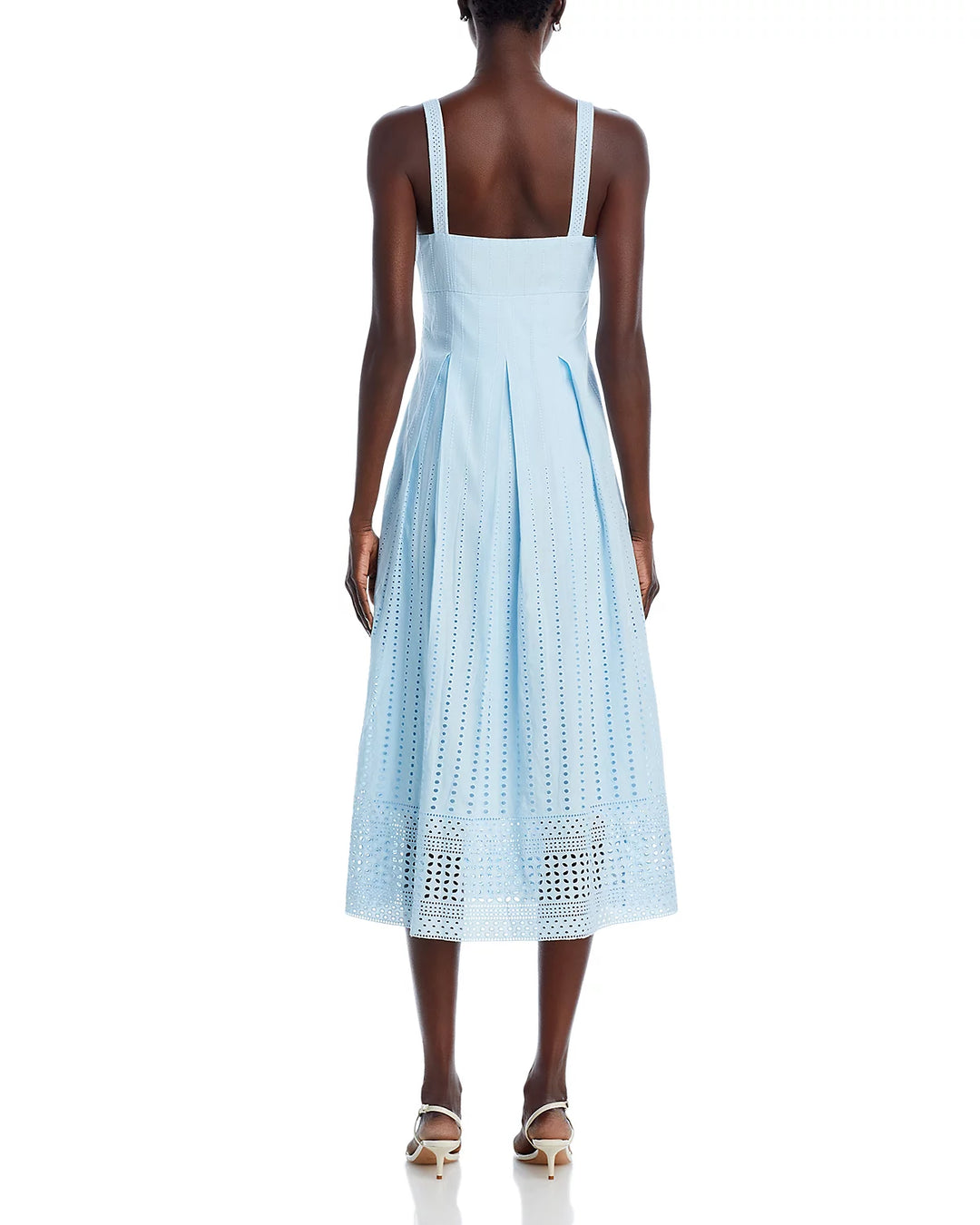 FRENCH CONNECTION Abana Eyelet Midi Dress