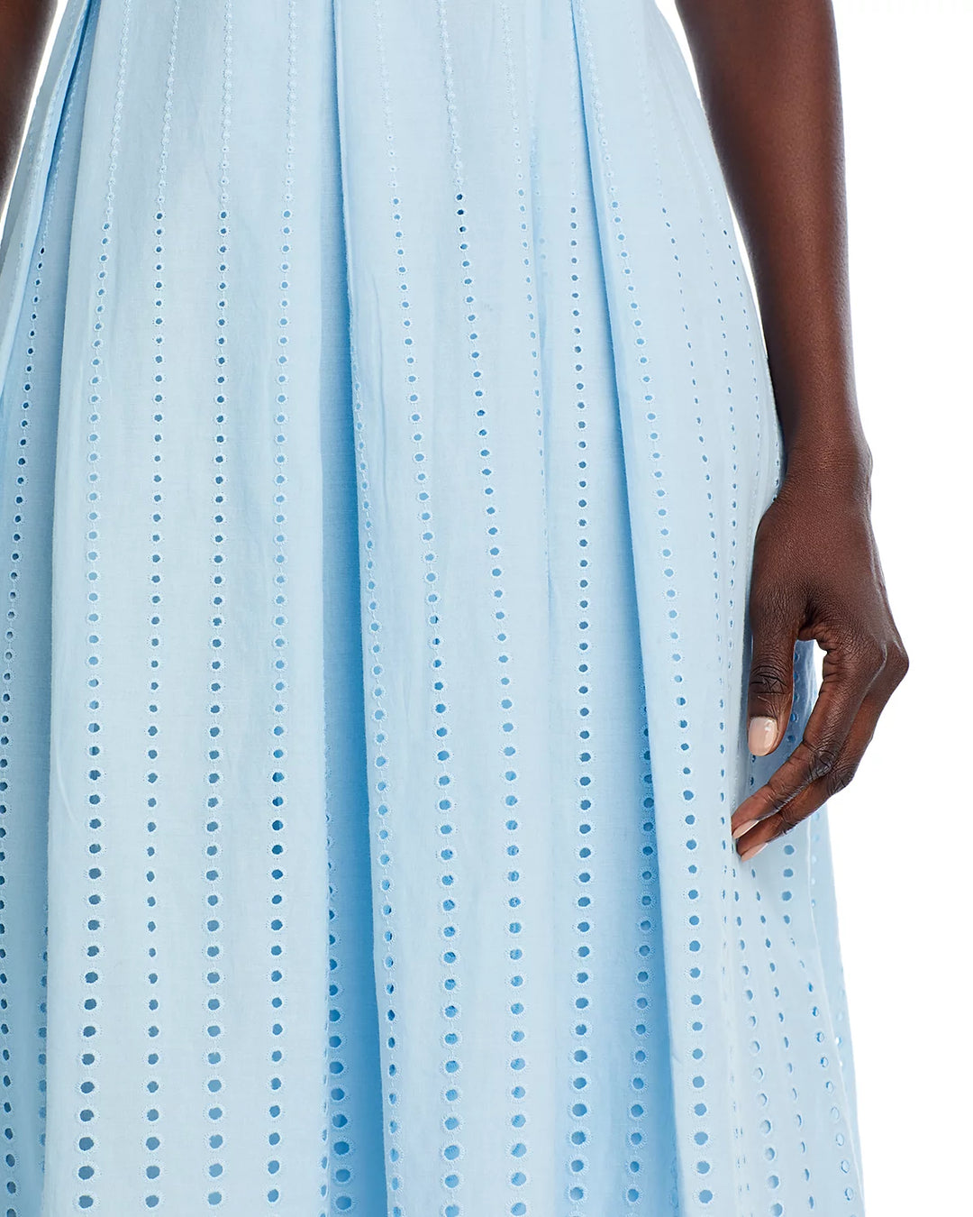 FRENCH CONNECTION Abana Eyelet Midi Dress