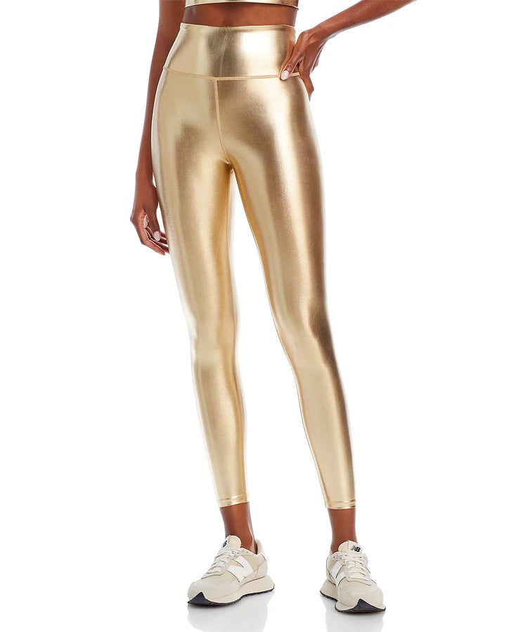 AQUA Metallic High Rise 7/8 Leggings