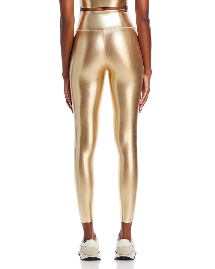 AQUA Metallic High Rise 7/8 Leggings