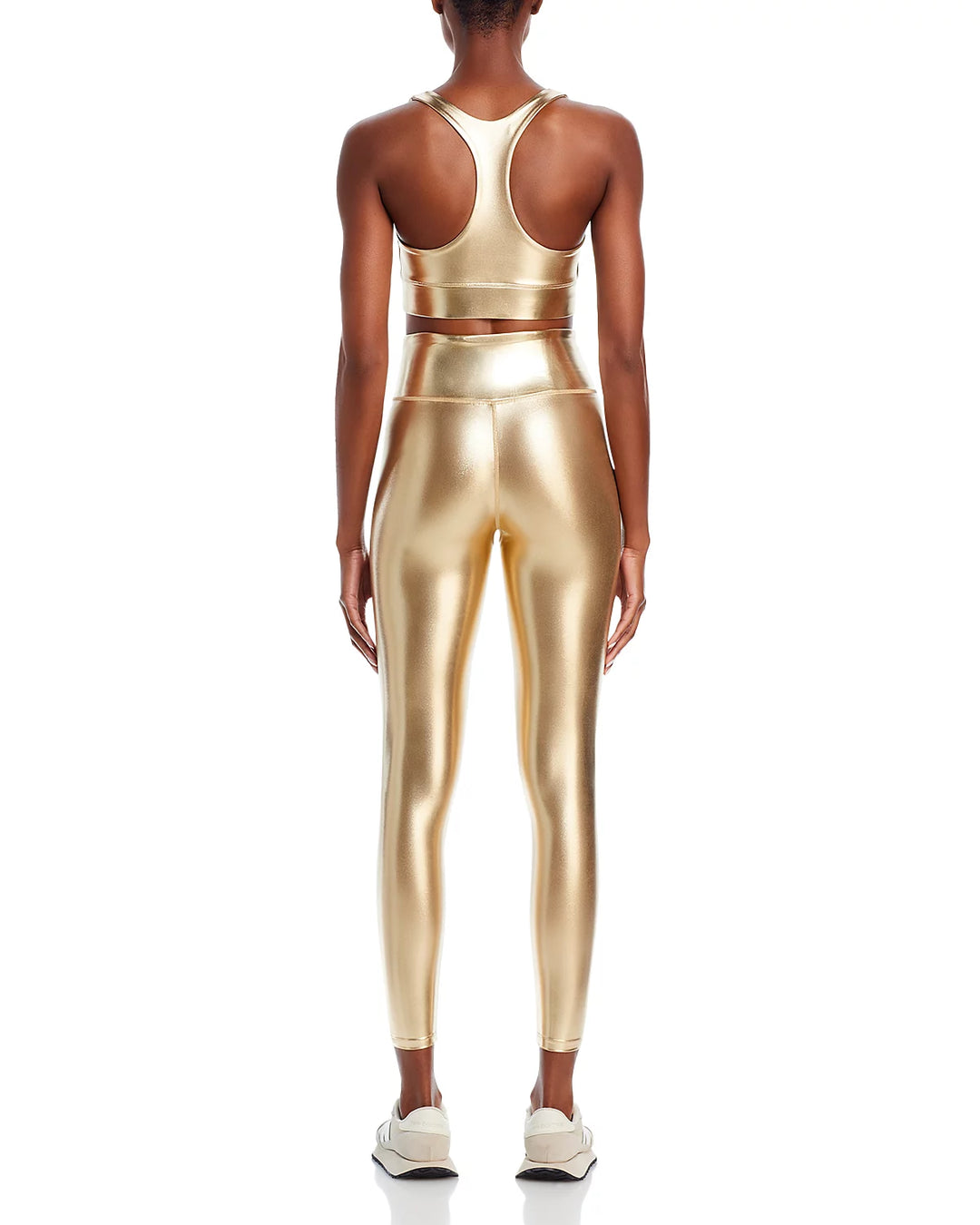 AQUA Metallic High Rise 7/8 Leggings