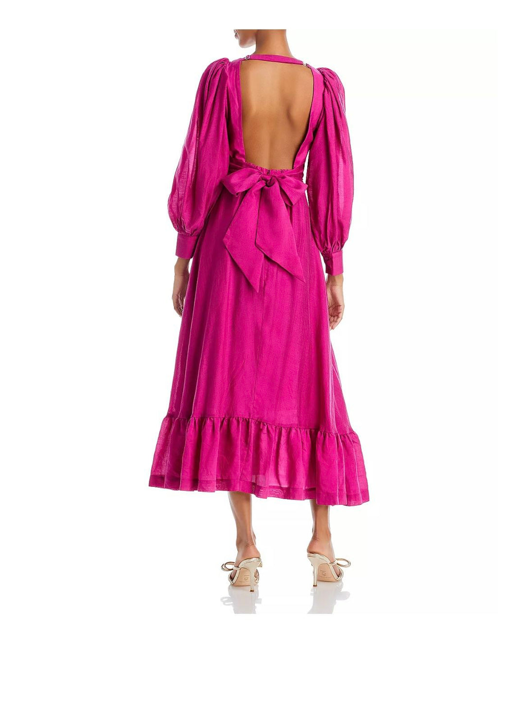 Sabina Musayev Frida Open Back Midi Dress