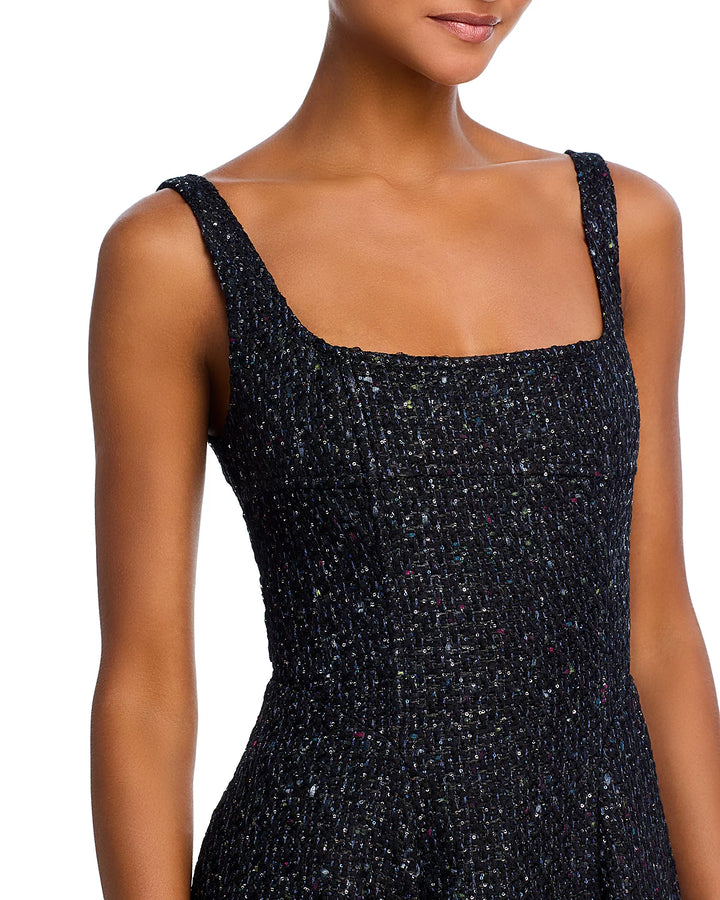 AQUA x Wicked Sequin Tweed Dress