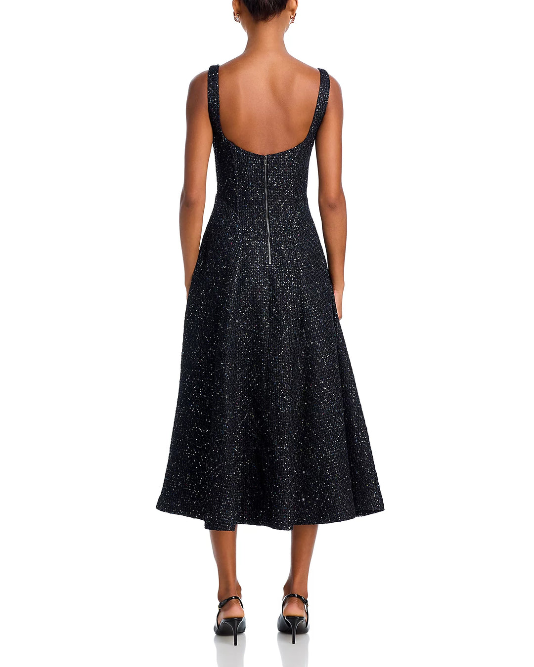 AQUA x Wicked Sequin Tweed Dress