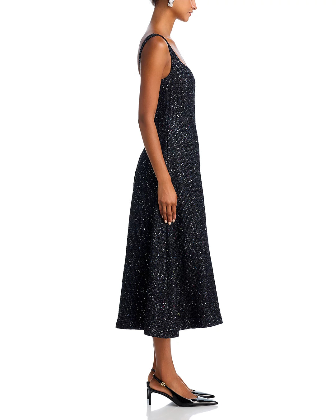 AQUA x Wicked Sequin Tweed Dress