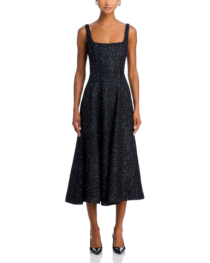 AQUA x Wicked Sequin Tweed Dress