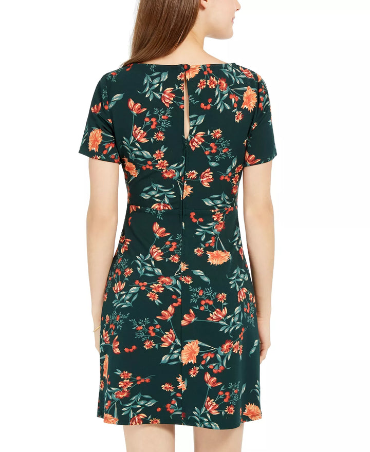 B Darlin Juniors' Belted Floral Dress