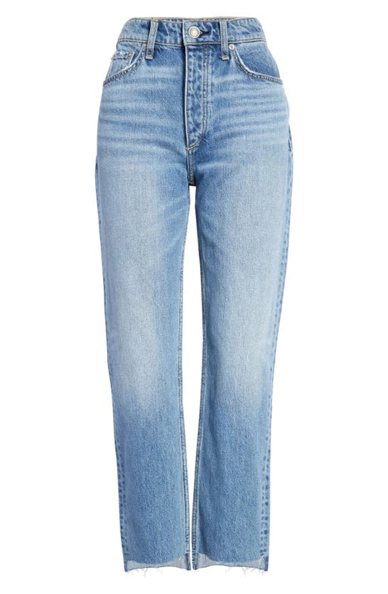 rag & bone Nina High Waist Step Hem Ankle Cigarette Jeans