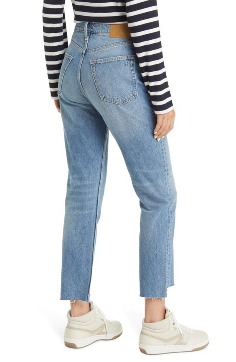rag & bone Nina High Waist Step Hem Ankle Cigarette Jeans