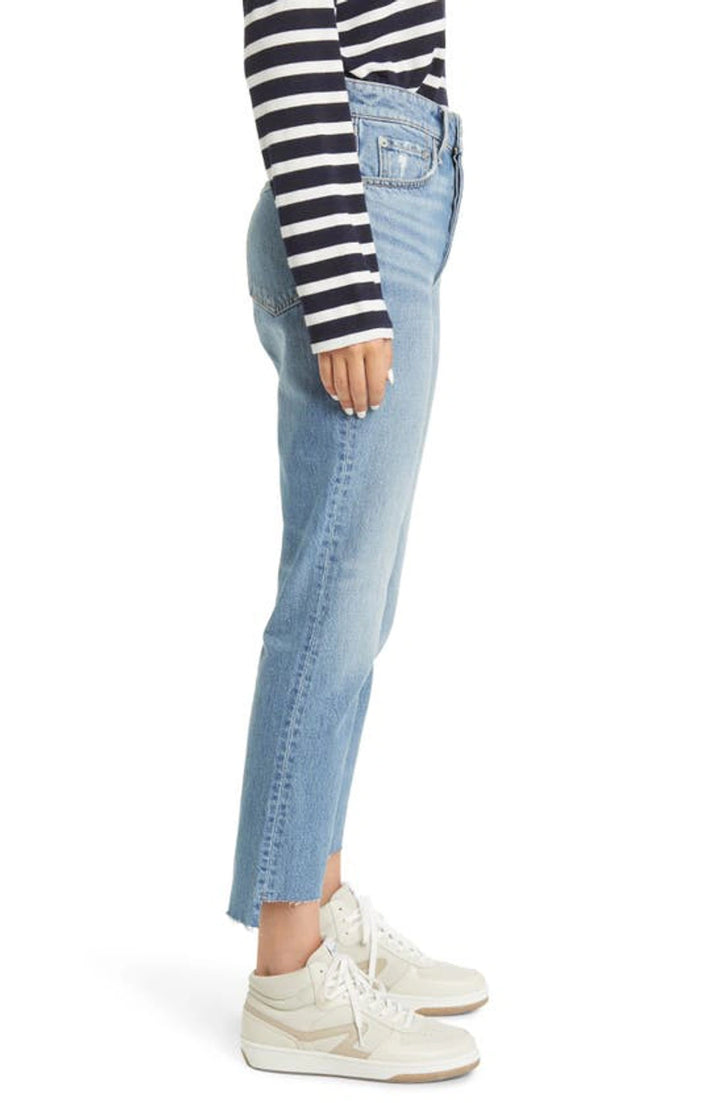 rag & bone Nina High Waist Step Hem Ankle Cigarette Jeans