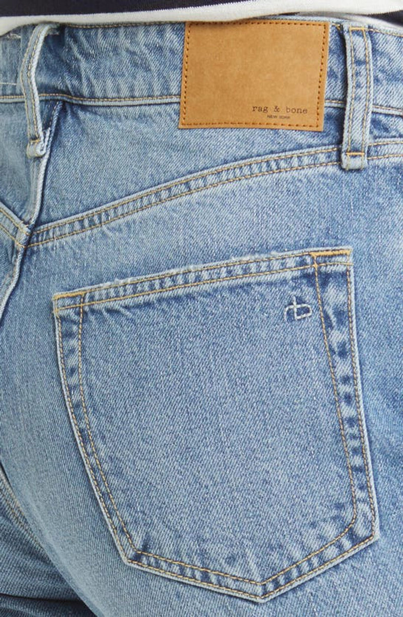 rag & bone Nina High Waist Step Hem Ankle Cigarette Jeans