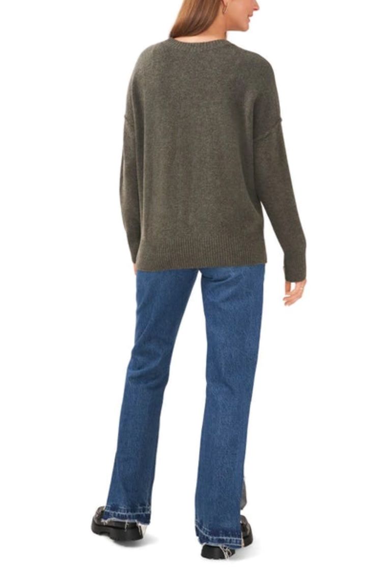 Vince Camuto Gradation Crewneck Sweater