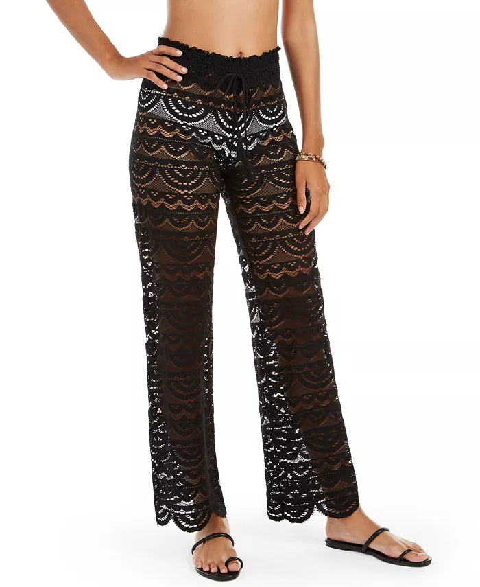 Miken Juniors' Scallop Hem Pants with Tassel Tie