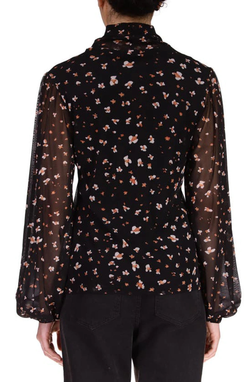 Sanctuary Night Dream Printed Mesh Top