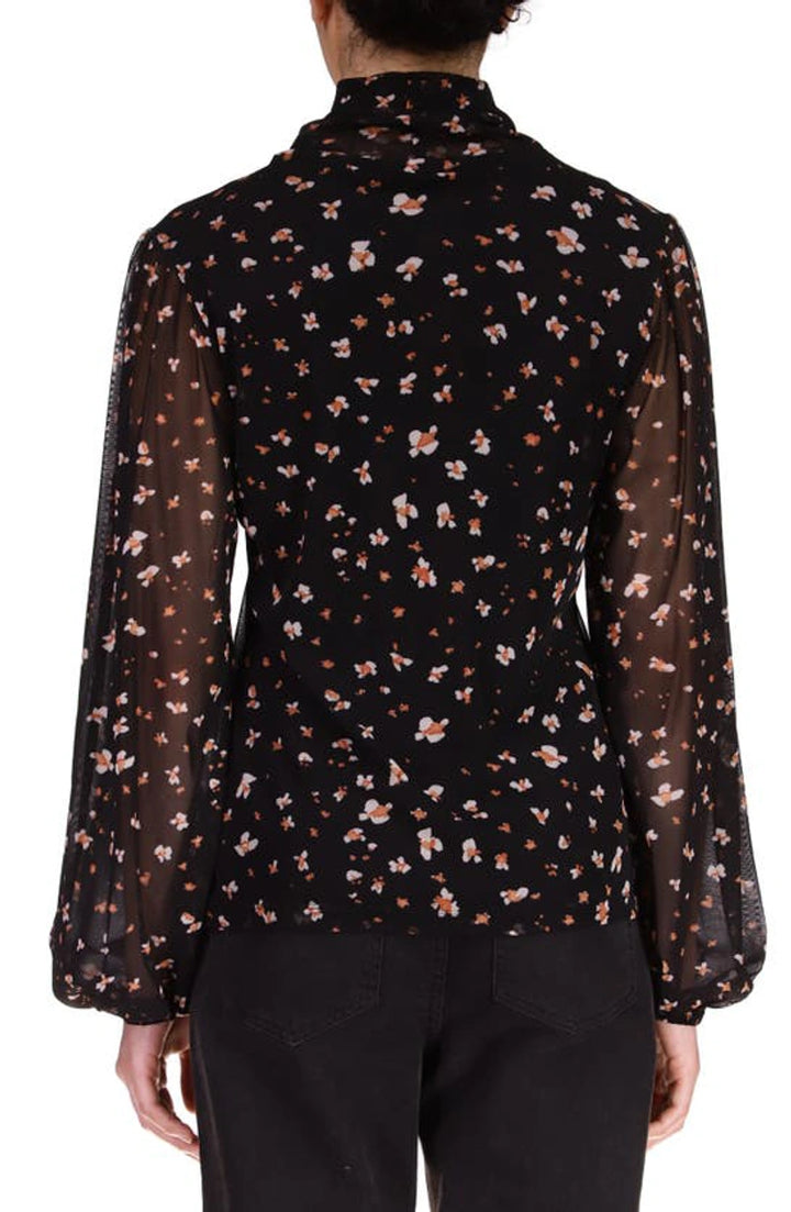 Sanctuary Night Dream Printed Mesh Top