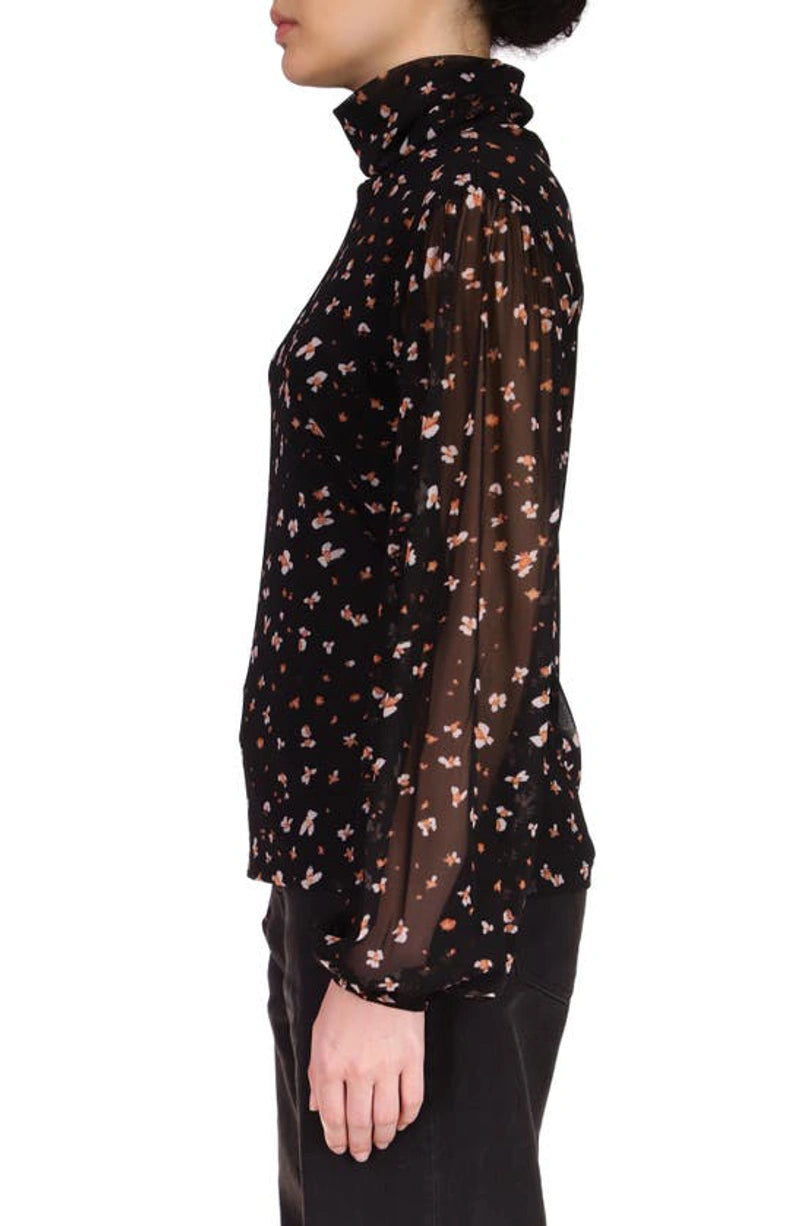 Sanctuary Night Dream Printed Mesh Top