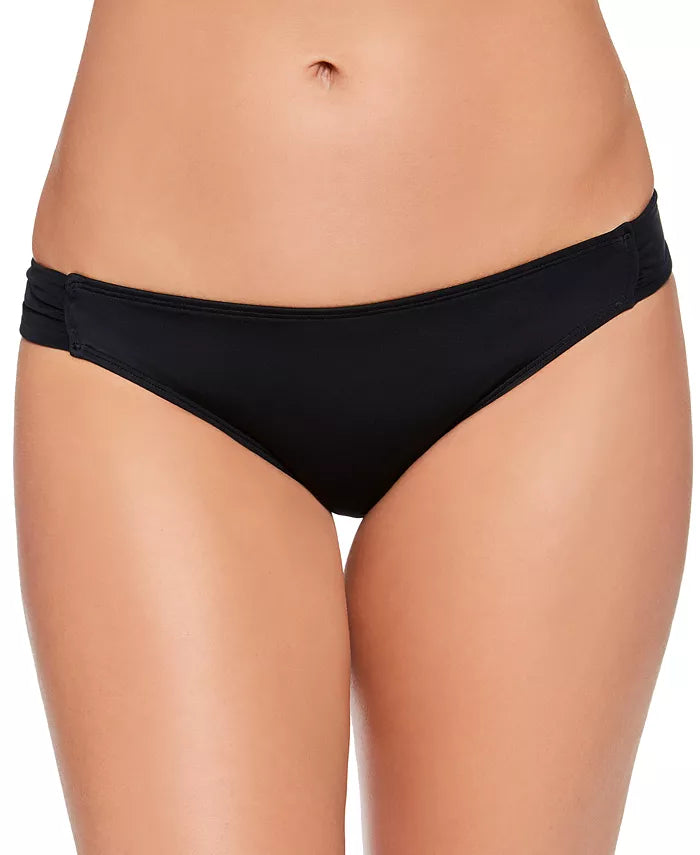 Salt + Cove Juniors' Solid Side-Tab Hipster Bikini Bottoms