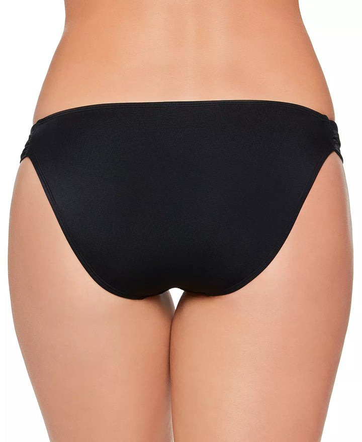 Salt + Cove Juniors' Solid Side-Tab Hipster Bikini Bottoms
