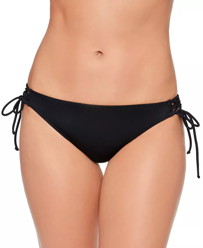 Salt + Cove Juniors' Lace-Up Hipster Bikini Bottoms
