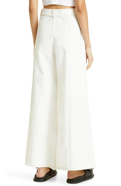 FARM Rio Twill Tie Waist Wide Leg Pants