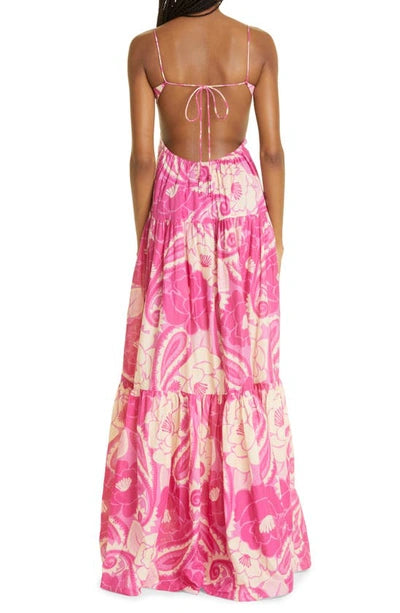 Farm Rio Tropical Groove Cotton Maxi Dress