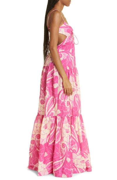 Farm Rio Tropical Groove Cotton Maxi Dress