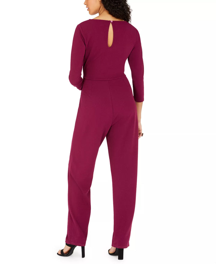 Ultra Flirt Juniors' Belted Jumpsuit