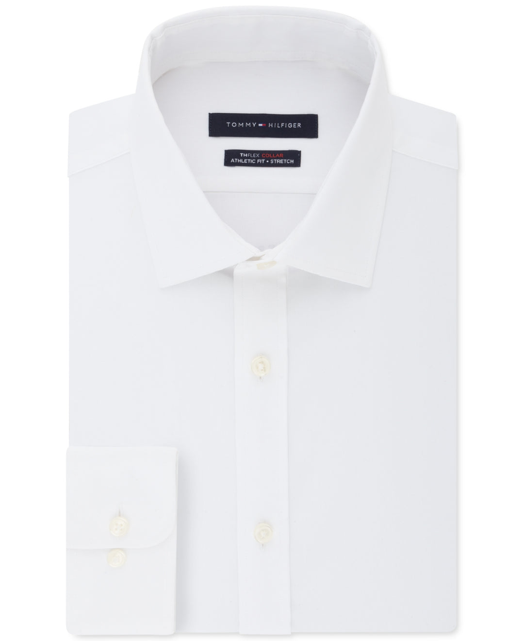 Tommy Hilfiger MEN Flex Collar with Cooling Fabric Athletic Fit Non-Iron Performance Stretch Dress Shirt