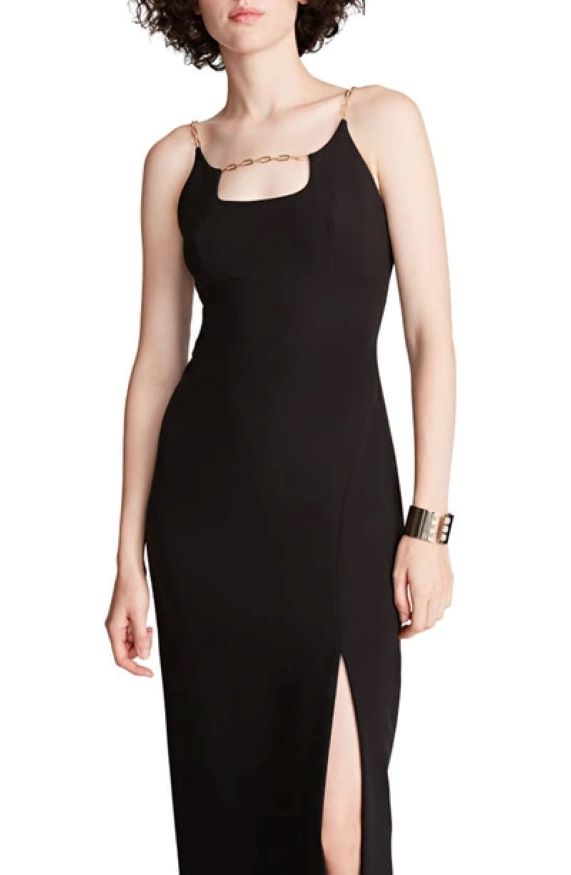 HALSTON Alli Front Slit Gown