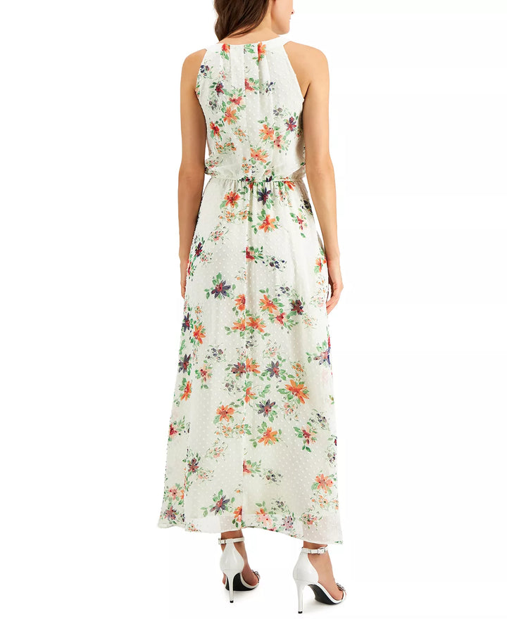 Signature by Robbie Bee Petite Chiffon Maxi Dress