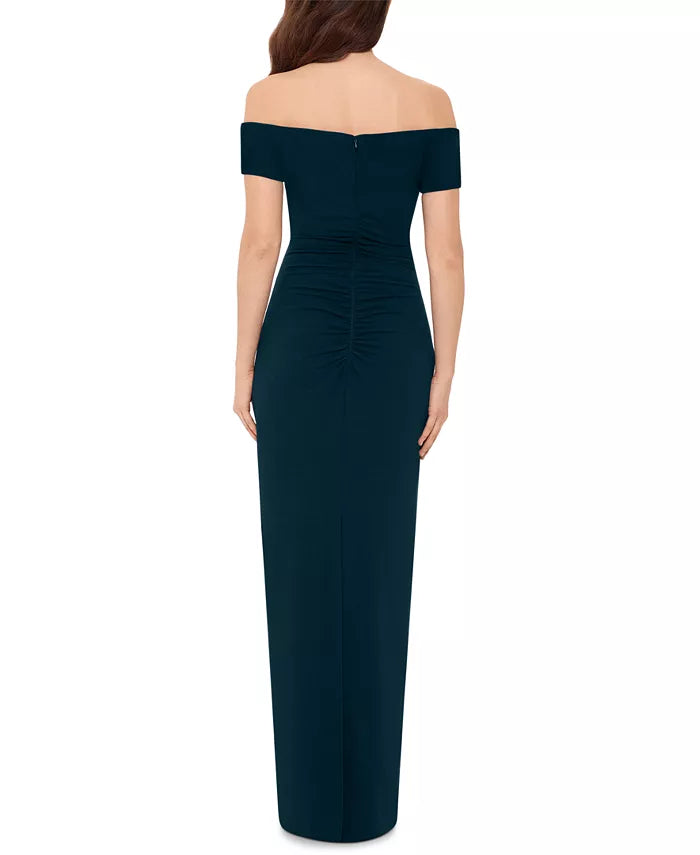 X by XSCAPE Off-The-Shoulder Gown