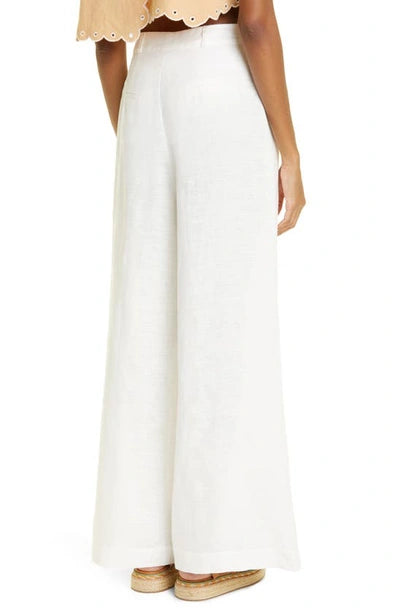 FARM Rio High Waist Wide Leg Linen Pants