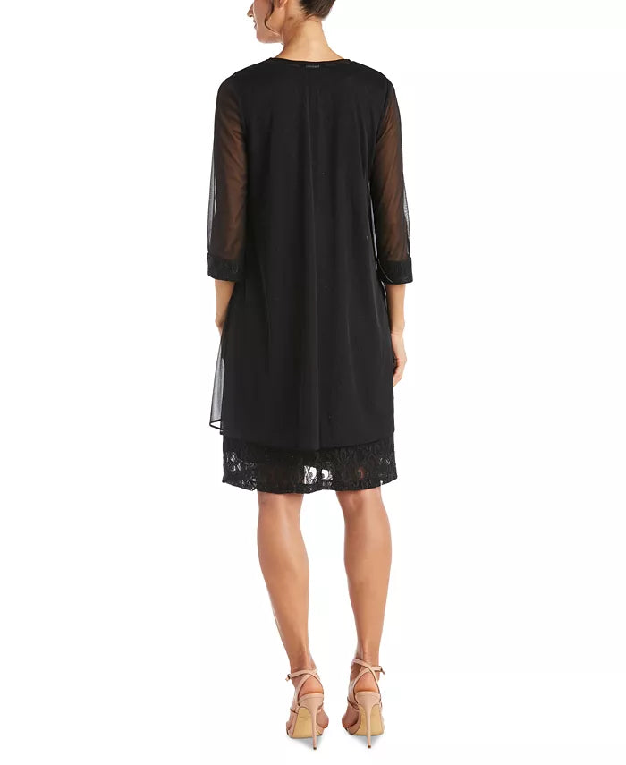 R & M Richards Embellished Lace Sheath Dress & Jacket