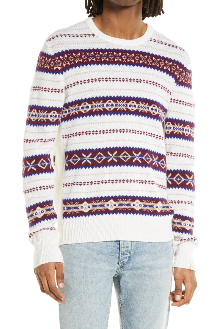 rag & bone Men's Wesley Fair Isle Sweater