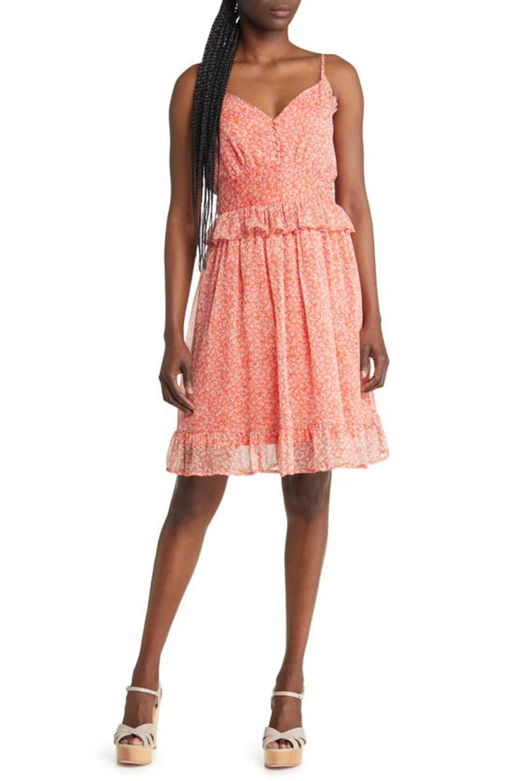 Vero Moda Floral Ruffled Dress