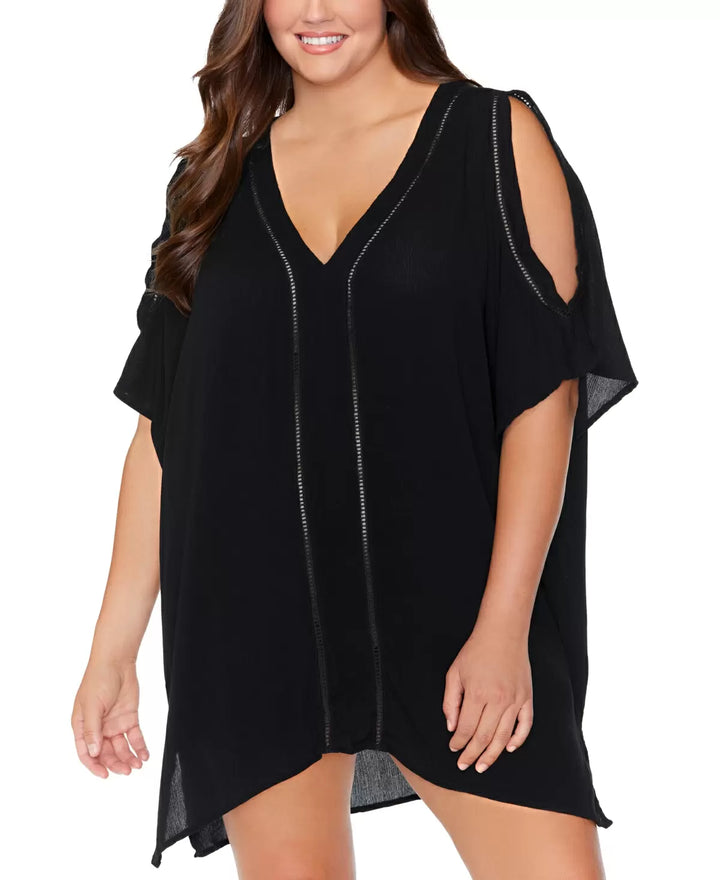Raisins Curve Trendy Plus Size Tranquilo Swim Cover-Up