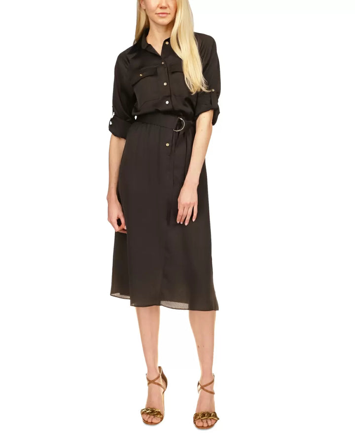MICHAEL MICHAEL KORS Roll-Sleeve Utility Dress